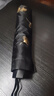 天堂伞太阳伞防晒防紫外线遮阳伞户外伞晴雨两用便携雨伞男女 银杏叶-黑色 实拍图