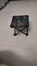 爆品椅子板凳小椅子户外钓椅马扎钓鱼便捷多功能超轻四角凳子马扎 户外小马扎-枫叶蓝色(活动) 实拍图