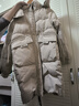 雅鹿羽绒服女中长款2025冬季加厚抗寒保暖新时尚款情侣款连帽外套女 实拍图