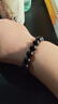 普陀山乌金黑曜石手串男补水事业护身男女情侣手串护身符生日礼物 实拍图