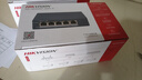 海康威视（HIKVISION）5口千兆交换机 POE网线供电 非网管防雷网线分流网络集线分线器 金属散热 DS-3E0505P-E 实拍图