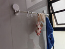 京东京造 Air系列免打孔可移动排钩架厨房卫生间浴室不锈钢置物架无痕挂钩 实拍图