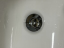 潜水艇（Submarine）CQ-32铜镀铬面盆弹跳下水器洗手盆漏水塞子过滤头发杂物小蘑菇头 实拍图