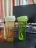 特百惠（Tupperware）茶韵500ML塑料杯男女士学生夏季运动水杯子户外便携大容量 罗勒绿 实拍图