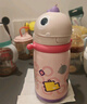 babycare儿童保温杯婴儿吸管水杯水壶不锈钢保温杯上学450ml-新旧款混发 实拍图