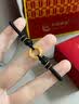 中国黄金（CHINA GOLD）18K金手链男女款祥云平安扣编织手绳情人节生日礼物送男朋友爱人 18K平安扣手绳【黑绳】 实拍图
