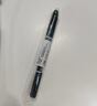 斑马牌（ZEBRA）YYTS5黑色油性记号笔粗细双头速干笔学生美术绘图画勾线签字笔高颜值办公文具 1支 实拍图