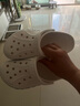 CROCS卡骆驰洞洞鞋贝雅男鞋女鞋轻便耐磨一脚蹬拖鞋休闲鞋|10126 白-100 36 /37(220mm) 实拍图