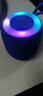 新款大音量炫彩光效无线蓝牙音箱 家用户外迷你无线蓝牙音响便携 长续航小钢炮高音质低音炮 蓝色 实拍图
