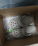 CROCS卡骆驰洞洞鞋贝雅男鞋女鞋轻便耐磨一脚蹬拖鞋休闲鞋|10126 卵石色-2V3 41 /42(260mm) 实拍图
