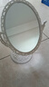 欧式复古高清白色西洋化妆镜双面镜台面镜 复古化妆镜【双面】 复古化妆镜【双面】 实拍图