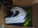 YOHE新国标A类摩托车头盔男士电动车安全帽四季通用骑行机车全盔Y70 奶白 中  实拍图