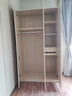 全友家居成品现代简约风大衣柜顶柜组合家用卧室家具柜子衣橱 【白橡木色】1.2m三门衣柜 多规格灵活组合+科学分区收纳 实拍图