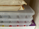 美丽雅饺子盒冰箱收纳盒食品级分格保鲜多功能速冻水饺馄饨盒三层三盖 实拍图