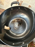 爱仕达（ASD）炒锅铸铁锅不锈无涂层平底炒菜锅34cm燃气电磁炉通用WG8334QB 实拍图