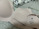 ubras虞书欣同款夹心软支撑光面细肩带文胸女士内衣女背勾款兰花烟色M 实拍图