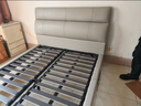 全友家居 现代简约真皮床卧室1.8x2米头层牛皮艺床双人软包床政府补贴 实拍图