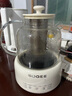 小质养生壶1.5L全玻璃花茶壶0胶水0金属恒温煮茶器办公室热牛奶神器保温壶家用烧水壶电热水壶 实拍图