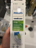 飞利浦（PHILIPS）电动牙刷头官方原装适配钻石3/7/9系列刷柄清洁护龈亮白 3支装HX6063/67 白色 实拍图