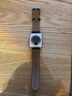 MSSM适用苹果手表表带apple watch爱马仕款iwatch S11小牛皮真皮表带ultra3/S10/9/Se3商务表带 深棕色 实拍图