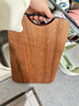 苏泊尔（SUPOR）砧板乌檀木整木菜板实木加厚加大架子家用擀面案板方形剁骨切菜板 小号 30*20*2.5cm 实拍图