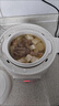 美的（Midea）电炖锅电蒸锅 煮粥婴儿辅食锅专用炖汤盅煲汤锅熬粥炖盅1L白瓷隔水炖 蒸炖一体多功能锅MD-DZE1068 实拍图