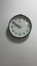 康巴丝（Compas） 挂钟走时客厅办公室钟表挂墙2024新款简约创意时钟时尚石英钟 6028咖色30CM 实拍图