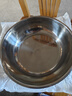 【不锈钢】和面盆厨房烘焙家用火锅盆洗菜打蛋汤锅盆醒面盆料理盆 32cm【热卖款】不锈钢 和面盆 实拍图