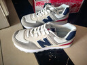 新百伦男鞋官方秋冬透气网面运动鞋子女鞋休闲情侣N字574阿甘复古跑步鞋 574米灰藏青升级版 42 实拍图