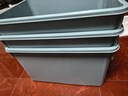 禧天龙钢化款收纳箱加厚抗压储物箱零食玩具车载整理箱 43L石青1个装 实拍图