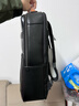 新秀丽（Samsonite）男士双肩包14英寸大容量商务背包牛皮电脑包旅行包生日礼物 TM0 实拍图