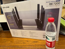 普联（TP-LINK）BE7200 WiFi7千兆双频无线路由器 7200M游戏加速 家用穿墙 四2.5G网口 独立FEM 信号增强 7DR7290 实拍图