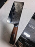 张小泉檀锋系列高碳钢 锋利菜刀 斩切刀厨房用刀厨师刀家用刀D100801 实拍图