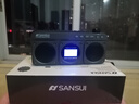 山水（SANSUI）M36老人全频收音机老年人充电插卡迷你蓝牙音箱便携随身听FM调频广播音响音乐播放器黑色 实拍图