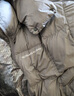 雪中飞（SNOWFLYING）羽绒服中长款女士2025新款休闲时尚过膝加厚保暖直筒高级冬季外套 岩石灰 M (160) 110-130斤 实拍图