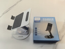 飞利浦（Philips）手机支架桌面碳素钢平板支架ipad桌面360°可旋转折叠支架直播追剧抖音办公网课床头懒人支架2311 【旗舰白款】手机/轻薄平板适用 实拍图