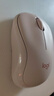 罗技（Logitech）M221轻音鼠标 无线鼠标 办公鼠标 对称鼠标 带无线微型接收器 茱萸粉 实拍图