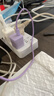 倍思小酷 苹果充电器氮化镓pd20W套装iphone14快充线充电头适用13/12ProMax手机Type-C插头iPad 紫色 实拍图