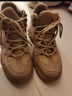 骆驼（CAMEL）工装靴女户外高帮鞋增高厚底马丁靴 L24A283649R 卡其(加绒) 39 实拍图