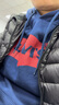 Levi's【特价来袭】李维斯情侣同款经典宽松休闲logo套头连帽卫衣 藏蓝色 19622-0007 S 实拍图