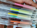 彩色闪光笔啫喱发光亮晶晶流沙银光变色做手账专用珠光标记莹光闪亮金属轮廓闪粉 【24色】1盒/啫喱笔 实拍图