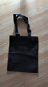 别颖帆布包手提帆布袋空白手绘学生单肩布袋广告袋会议袋环保购物袋 25*30黑色 实拍图