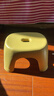 椅子奶油风家用小凳子加厚塑料凳可叠放耐用儿童凳学生寝室矮凳 柠檬黄1个 实拍图