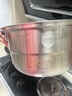九阳（Joyoung）蒸锅不锈钢蒸锅家用炖汤蒸馒头包子鱼三层大容量汤锅28cm 实拍图