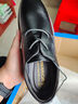 回力官方皮鞋男2025秋冬季加绒正装鞋商务男鞋保暖男士棉鞋 黑色 42 实拍图
