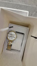 冠琴（GUANQIN）瑞士认证手表男士全自动机械表防水夜光双日历国表商务百搭男表 条钉刻度钢带间白 实拍图