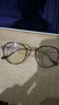CAPONI近视眼镜女变茶色防蓝光防辐射超轻钛冷茶素颜大框显脸小眼镜框潮 实拍图