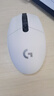 罗技（G）G304 LIGHTSPEED无线鼠标 游戏鼠标 轻质便携 绝地求生FPS鼠标英雄联盟LOL吃鸡 生日礼物 白色 实拍图