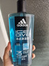 阿迪达斯 （adidas）男士沐浴露洗发水洗面奶三效合一 游泳去氯保湿 冰点热情套装1.2L 实拍图