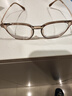 依视路（ESSILOR） 钻晶系列高清耐磨防蓝光近视超薄镜片专业配度数眼镜架男女镜框 TR90-全框-1069BR-茶色 镜框+依视路膜御防蓝光1.56现片 实拍图